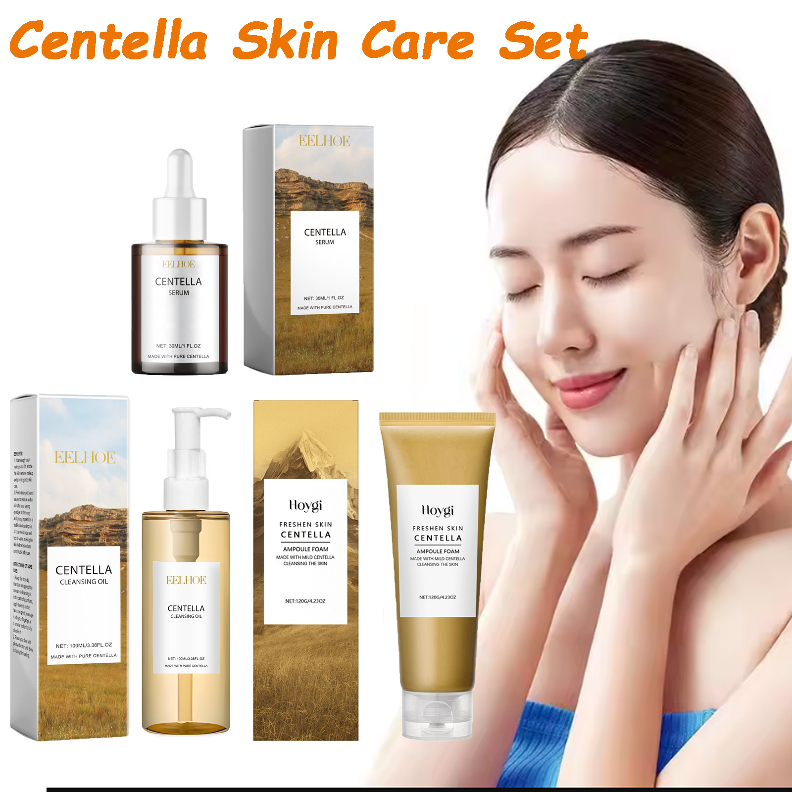 Luxury Skincare Set - Set Perawatan Kulit Centella Serum Centella