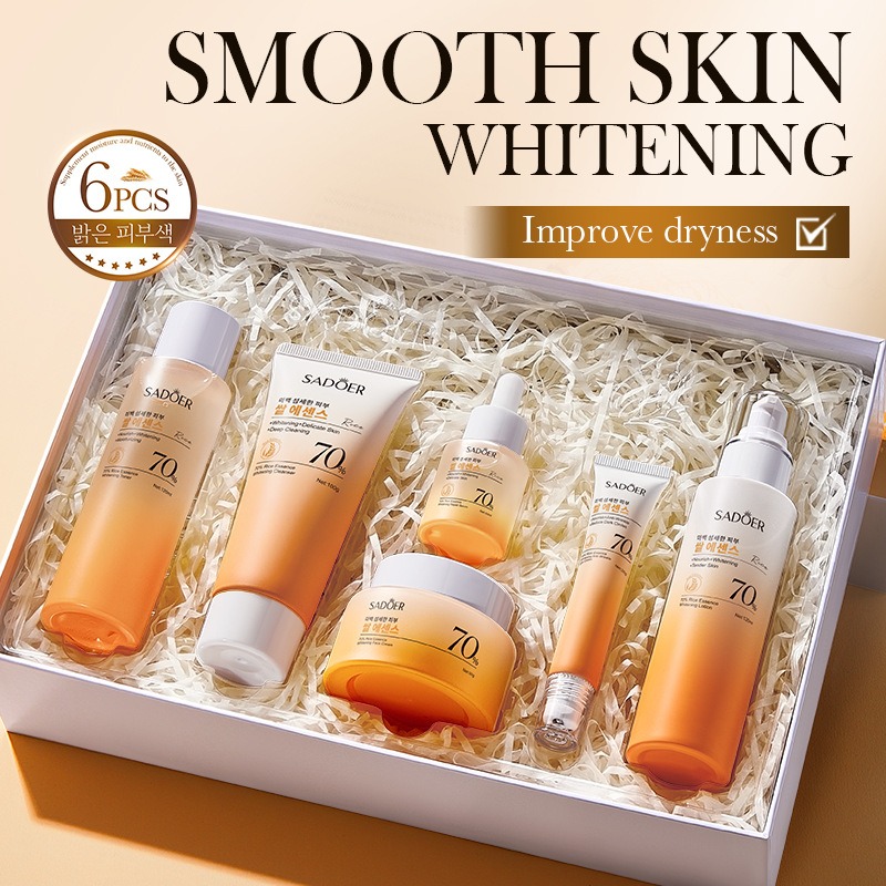 Luxury Skincare Set - 70% Beras Pelembap Anti-Kerut Perawatan Kulit