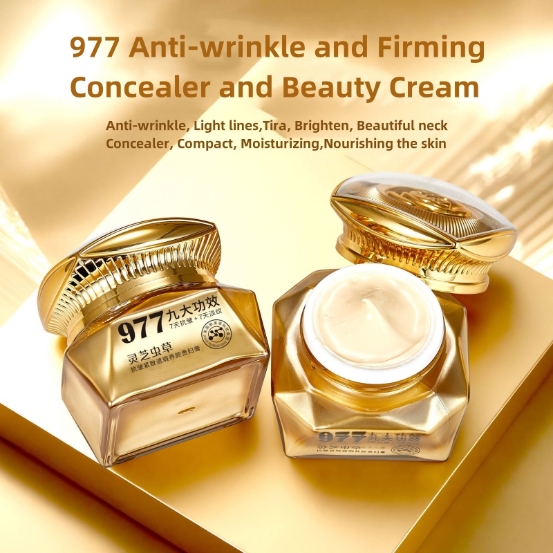 Luxury Skincare Whitening Cream - Krim Anti-Kerut Mewah Herbal Ganoderma Cordyceps,