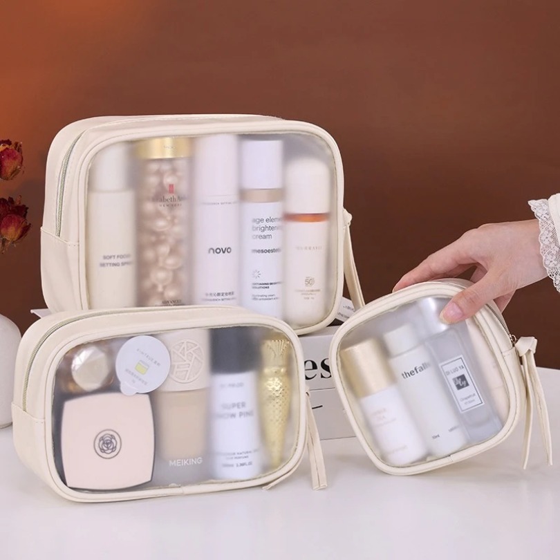 Set Tas Makeup Mewah Semi Tran - Luxury Skincare Set ulasan dan harga