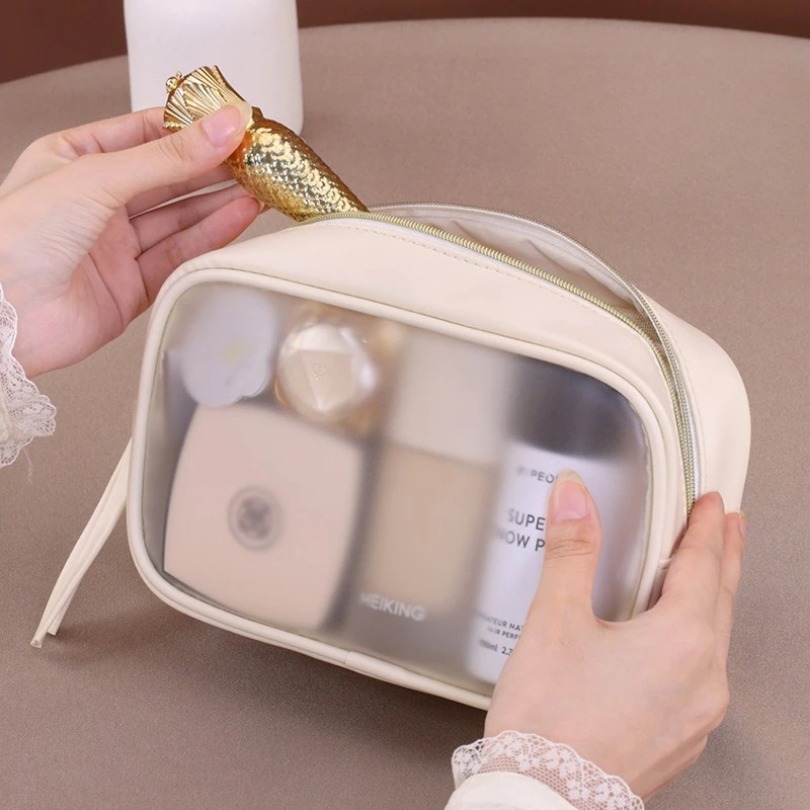 Set Tas Makeup Mewah Semi Tran - Luxury Skincare Set ulasan dan harga