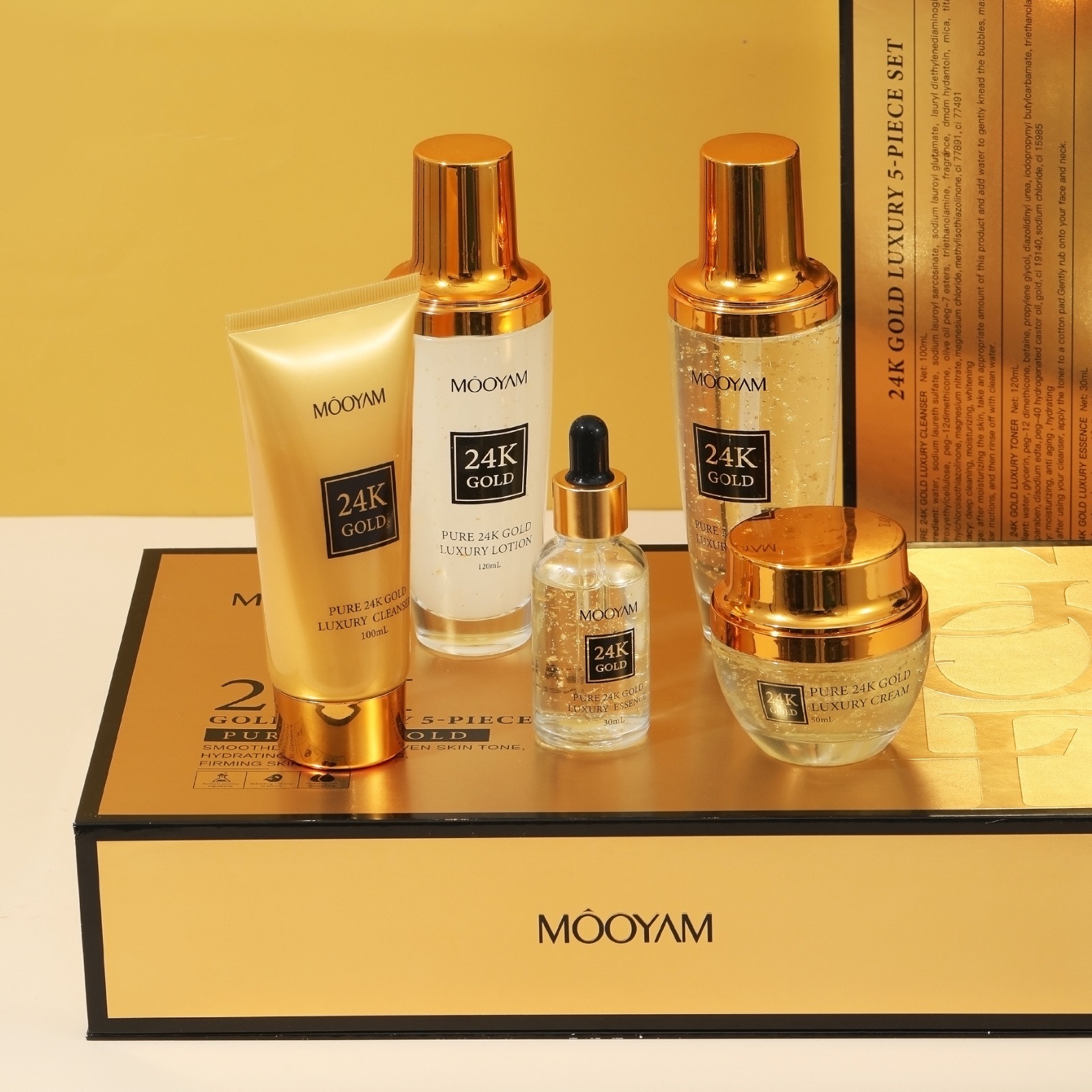 Perawatan Kulit 24K Gold LUXUR - Luxury Skincare Set ulasan dan harga