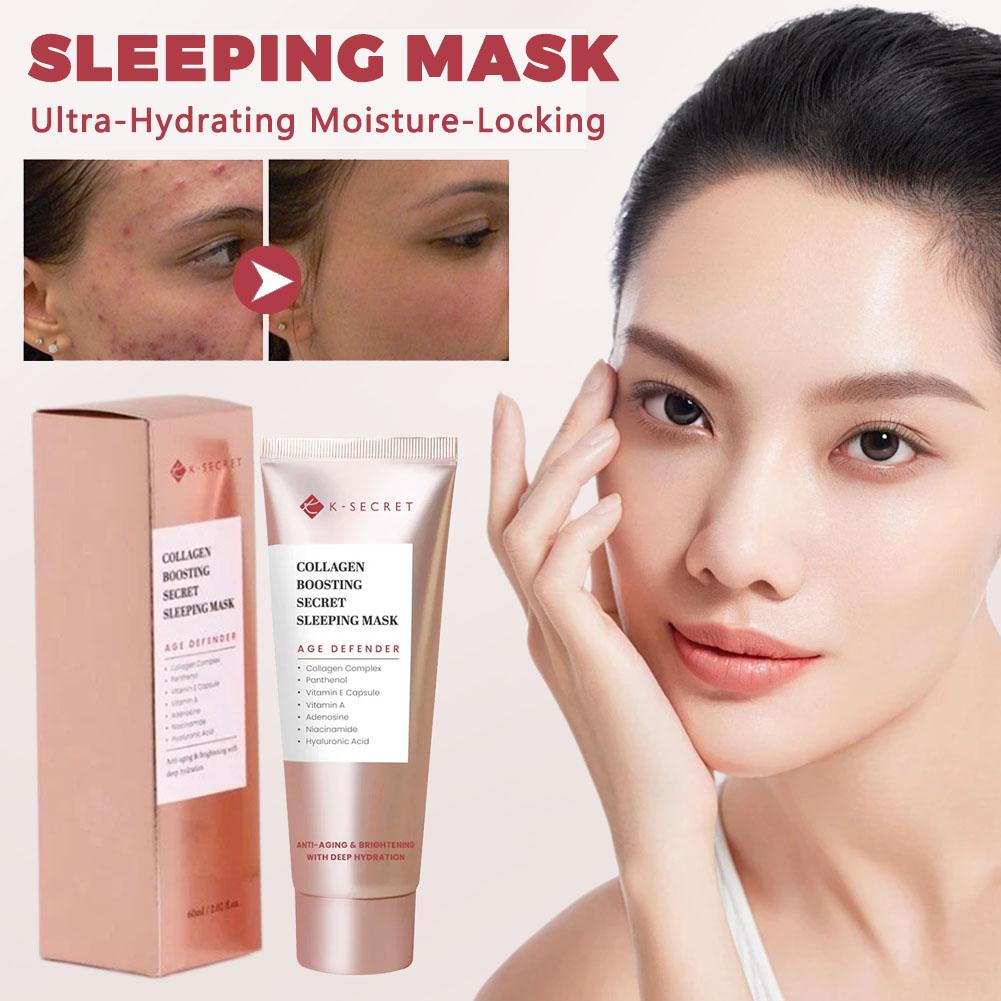 K-SECRET Masker Tidur Kolagen  - Luxury Skincare Mask ulasan dan harga