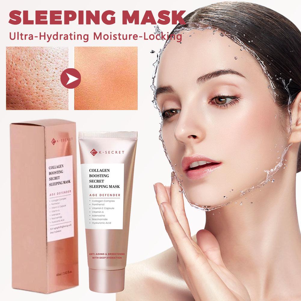 K-SECRET Masker Tidur Kolagen  - Luxury Skincare Mask ulasan dan harga