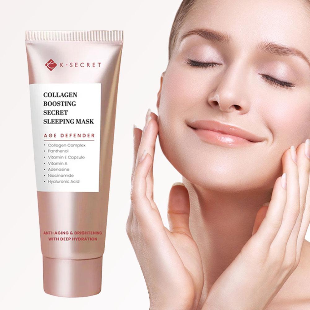 K-SECRET Masker Tidur Kolagen  - Luxury Skincare Mask ulasan dan harga