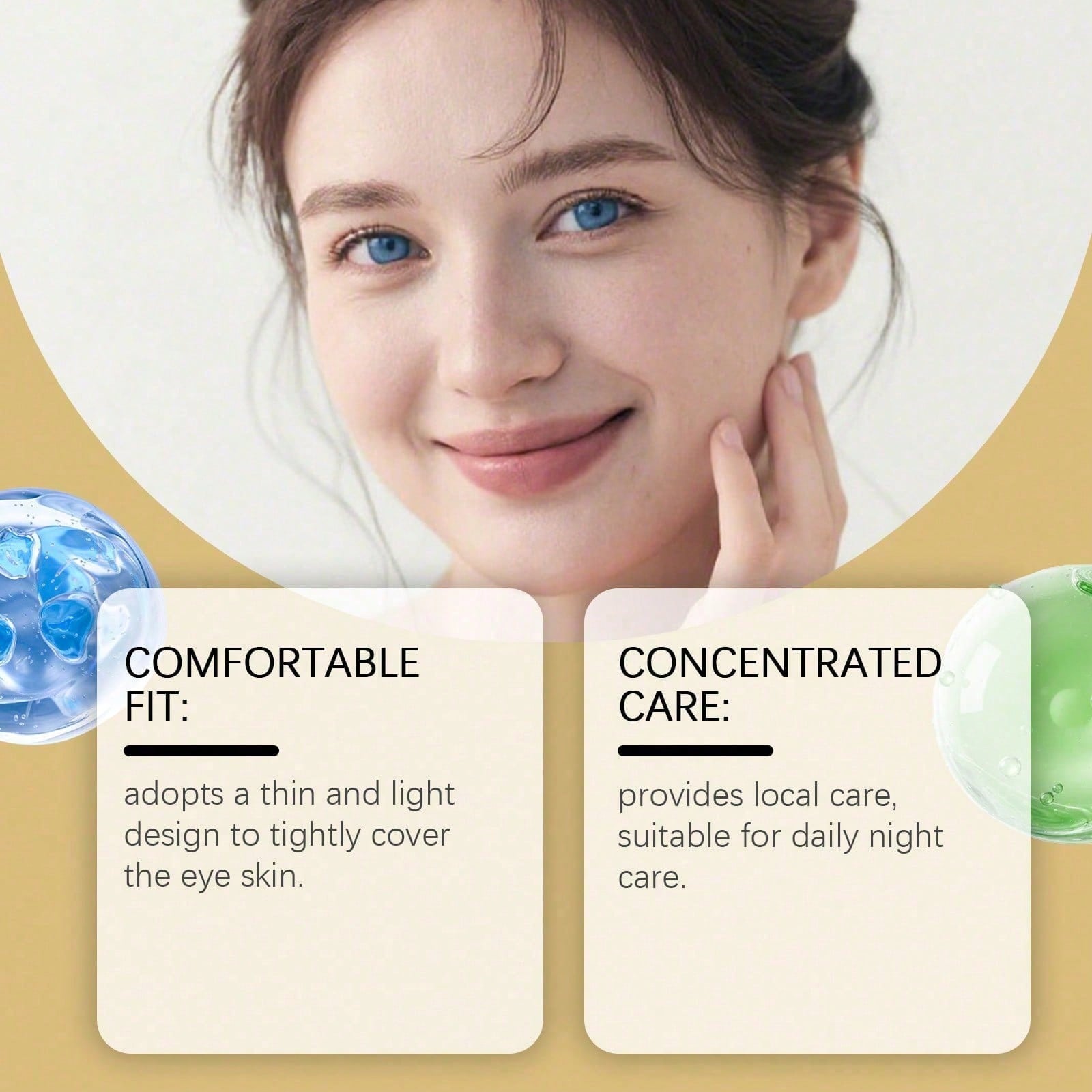 Masker Mata Emas 24K, 60 Patch - Luxury Skincare Mask ulasan dan harga