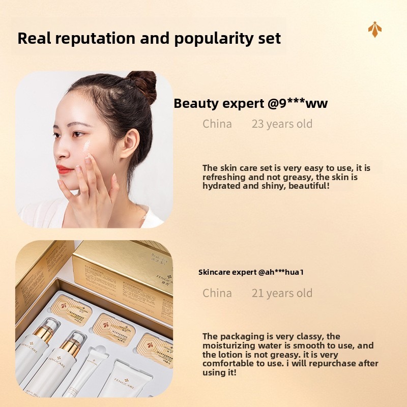 Royal Jelly Set Pelembap dan A - Luxury Skincare Set ulasan dan harga